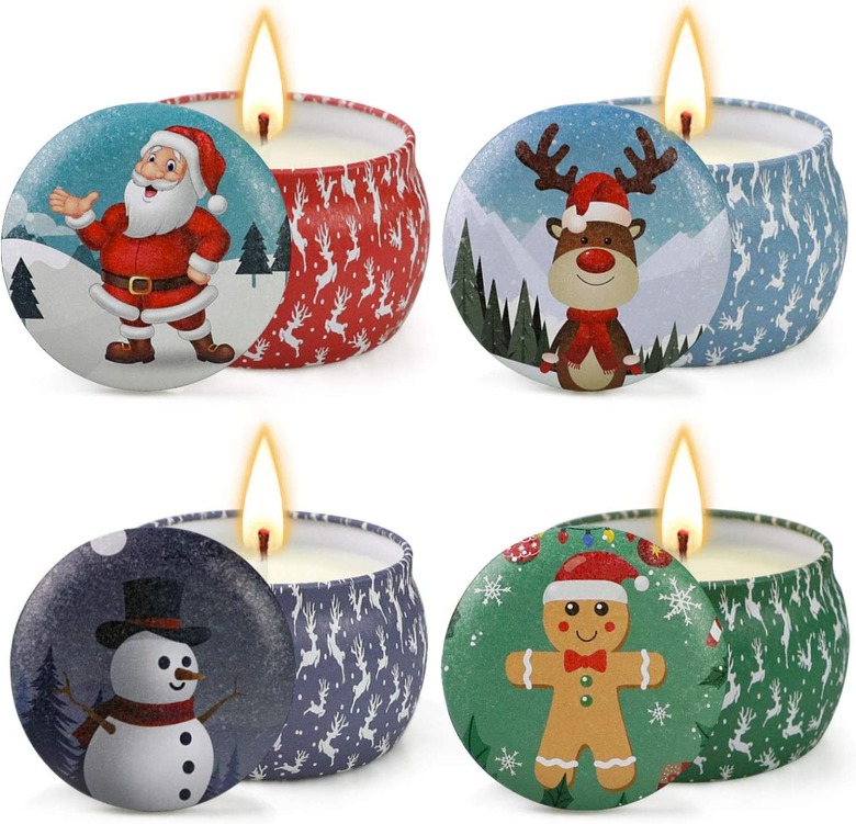 Christmas Scented Candles Gift Set