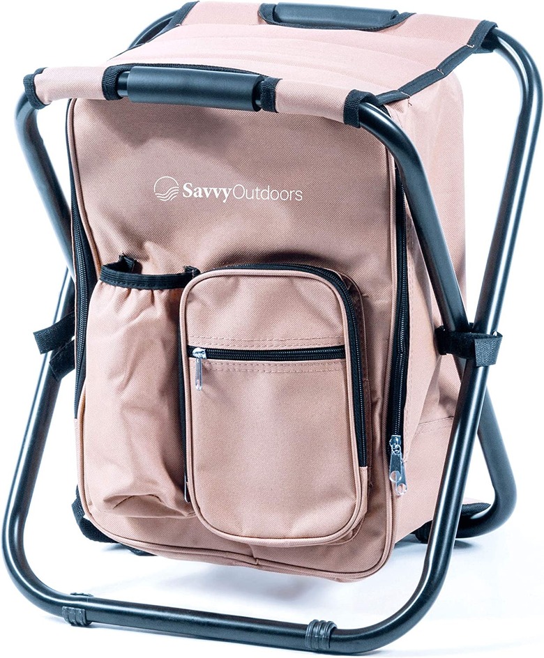 One Savvy Girl Back Pack Cooler Chair