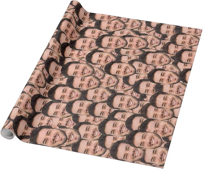Printualist Custom Face Crop Wrapping Paper