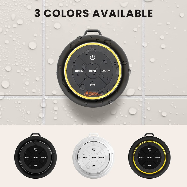 iFox Portable Bluetooth Shower Speaker