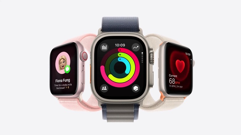 Apple Watch running watchOS 11.