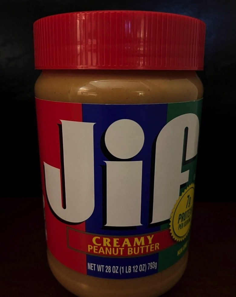 JIF peanut butter recall: Label example.