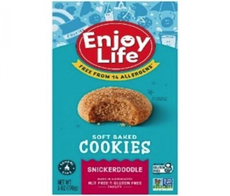 recall: The package of Soft Baked Cookies – Snickerdoodle snacks.