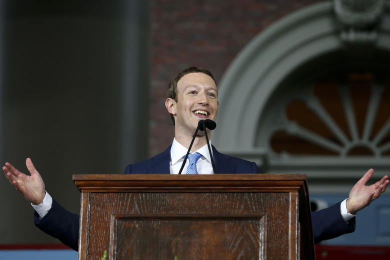Facebook CEO receives honorary degree at Harvard University, Cambridge, USA - 25 May 2017