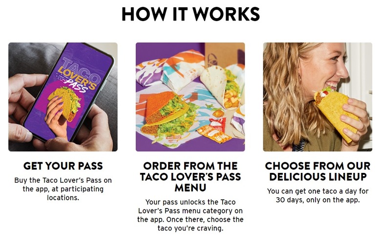 How to sign up for Taco Bell's Taco Lover's Pass.