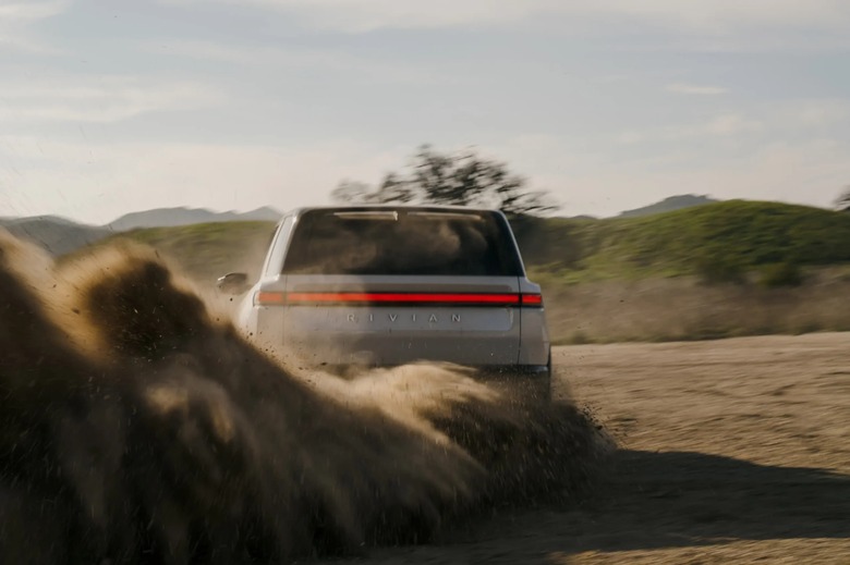rivian-r2-drifting