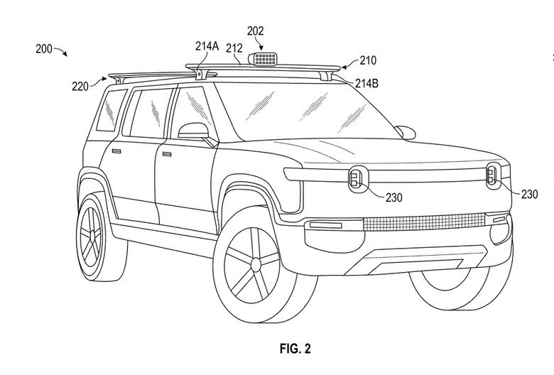 Rivian light patent
