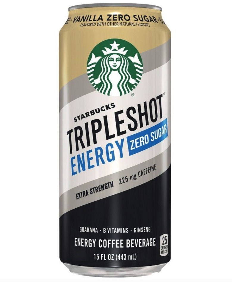 An example of Starbucks Triple Shot energy drink.