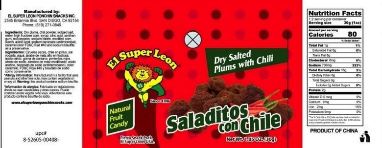 El Super Leon candy recall
