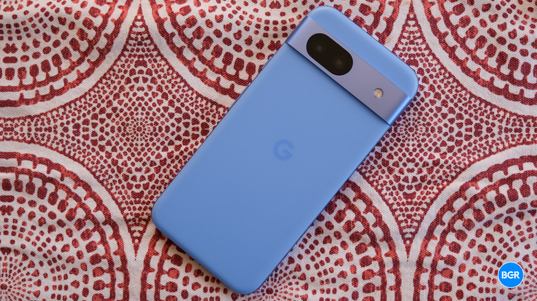 Back of the Google Pixel 8a