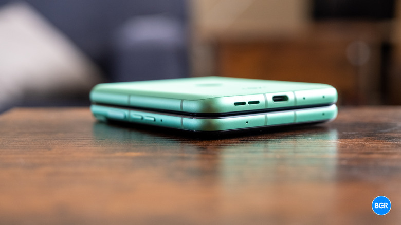 2025 Motorola Razr folded on a table.