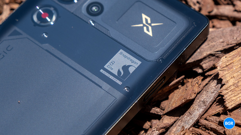 Snapdragon logo on the back of the RedMagic 10S Pro