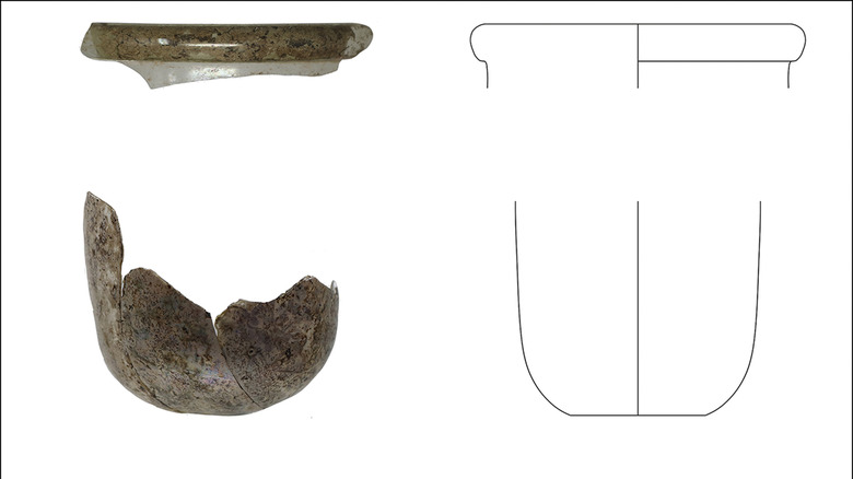 ancient urine flask
