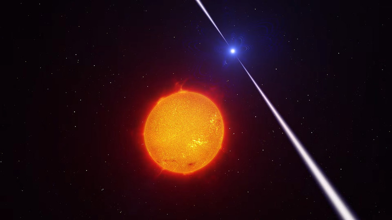 white pulsar artist interpretation