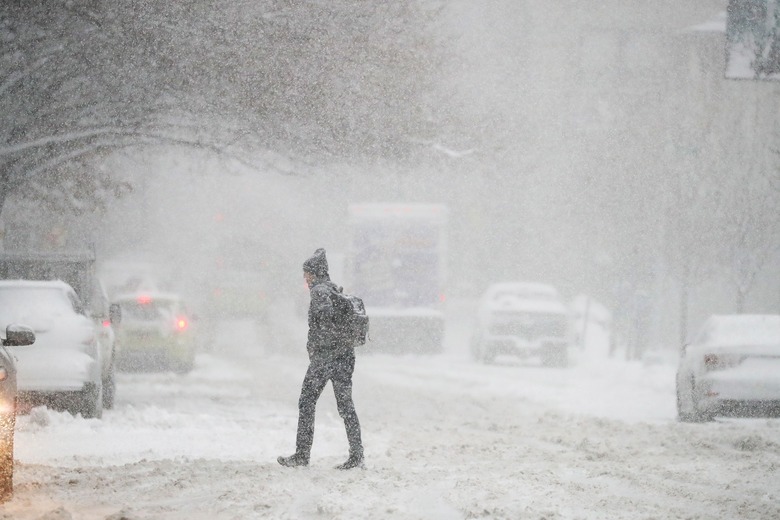 Major snowstorm hits Northeast US, Brooklyn, USA - 09 Feb 2017
