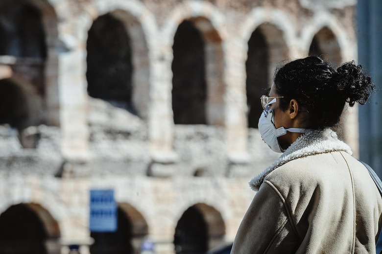 Coronavirus in Italy, Verona - 24 Mar 2020