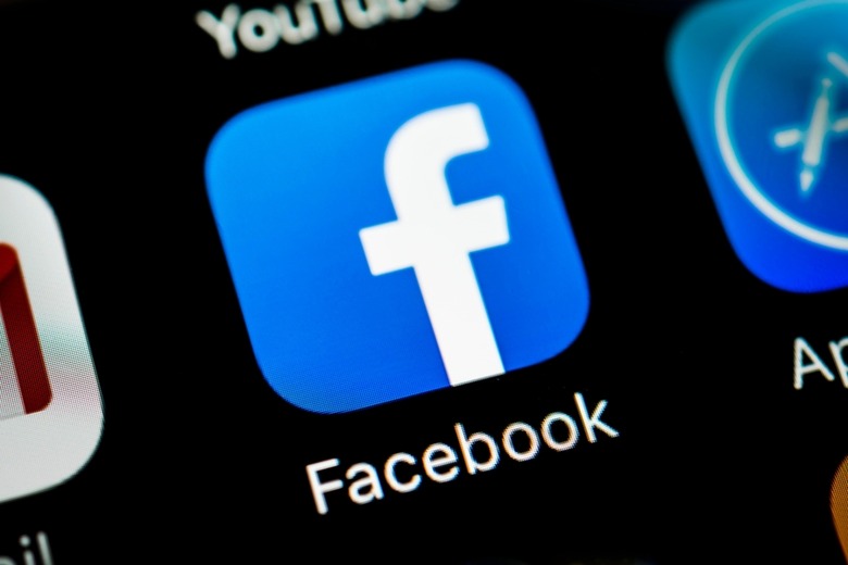 Facebook iPhone iPad Sign