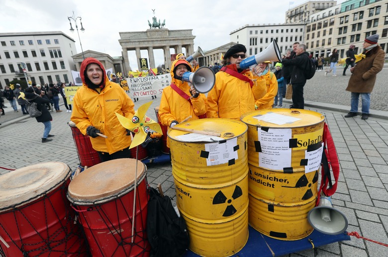 Anti-nuclear Power Generation Demonstration in Berlin, Germany - 09 Mar 2019