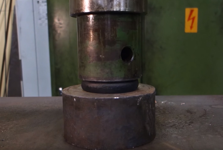 Hockey Puck Hydraulic Press Video
