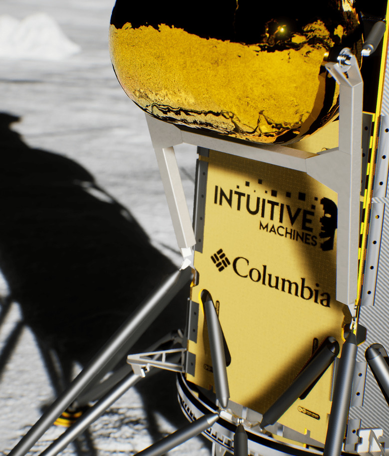 The Nova-C lander with Columbia's Omni-Heat tech