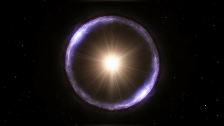 Einstein Ring galaxy effect