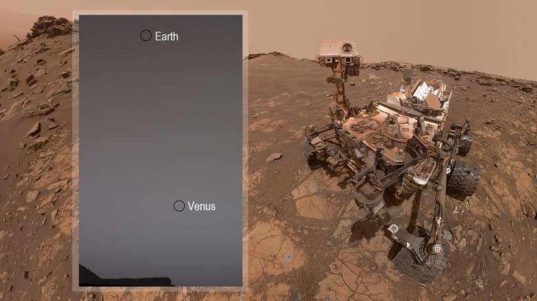 mars sky