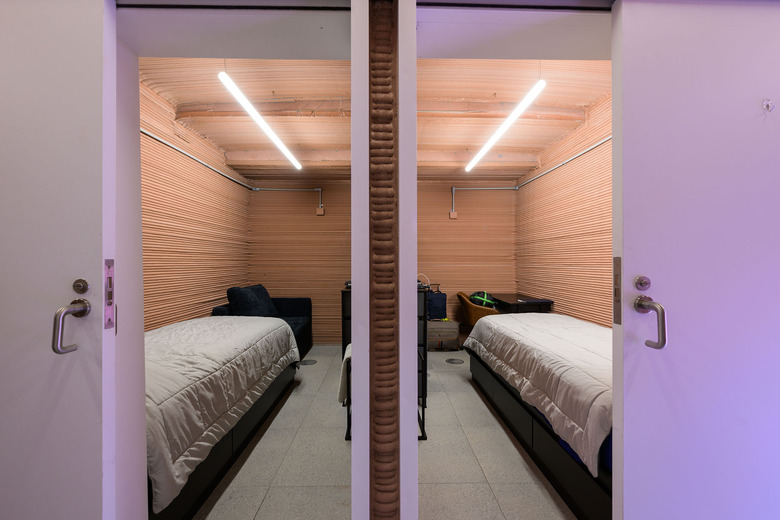 NASA fake mars base bedrooms