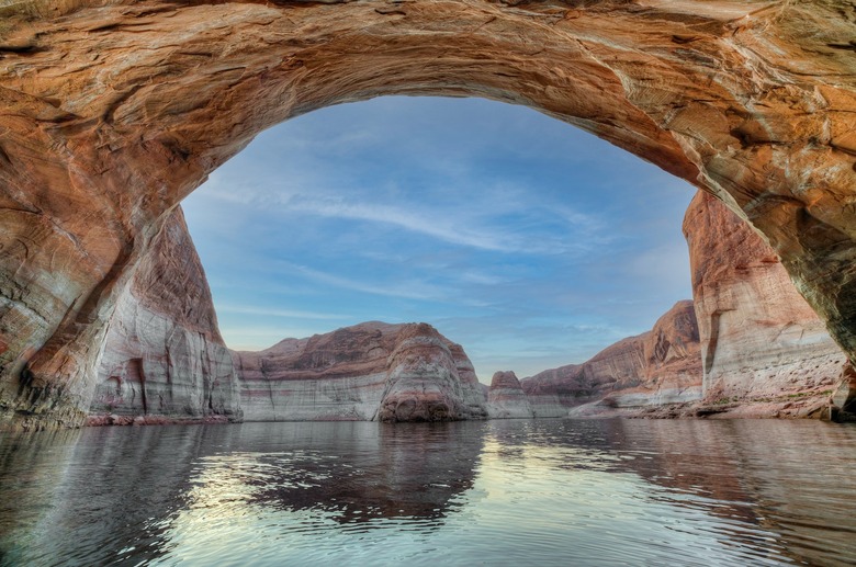 arch in Lake Powell, Utah