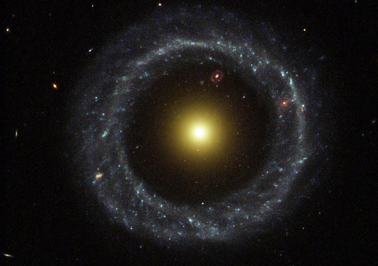 ring galaxy taken by Hubble space telescope