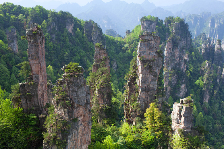 Floating Mountains in China