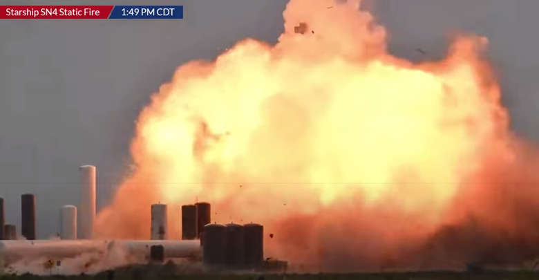 starship explosion