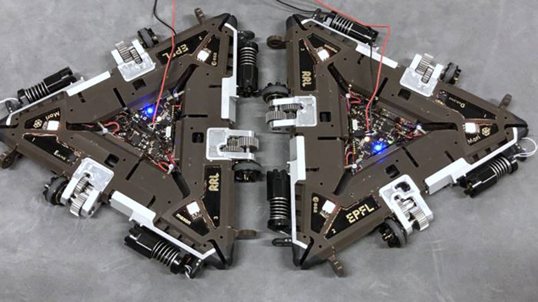 Mori3 shape-shifting robot swarm