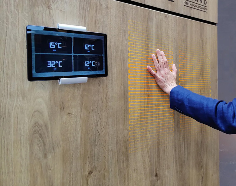 warming film that fits on any wall