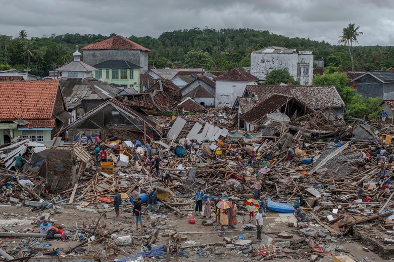 Tsunami, Sumur, Indonesia - 24 Dec 2018