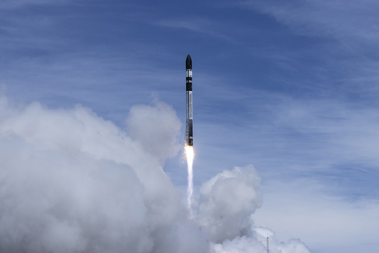 Rocket Lab electron booster lifts off
