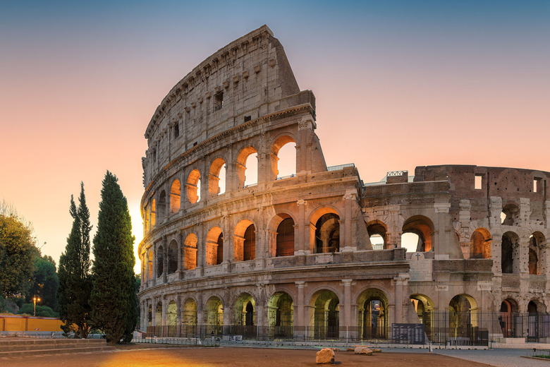 ancient roman concrete used to make colosseum