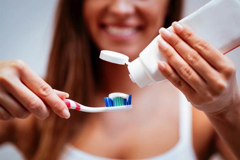 Woman Brushing Teeth