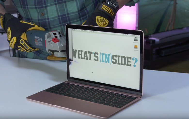 Retina MacBook Cut In Half Video