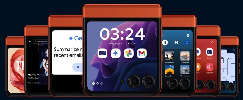 Motorola Razr 2024 external display.