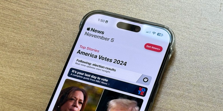 2024 US Election Results iPhone Live Activity