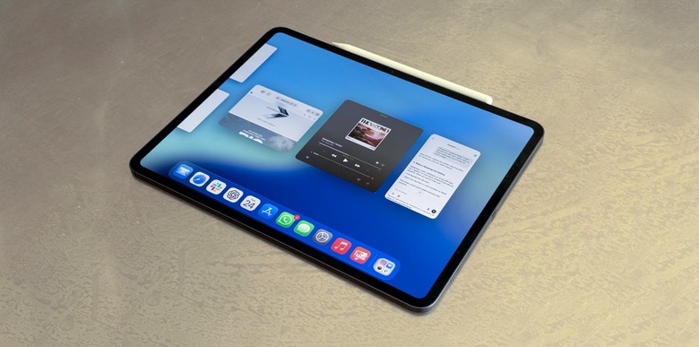 Multiple apps opened on M4 iPad Pro running iPadOS 26