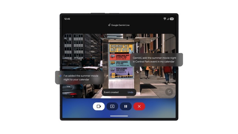 Gemini has access to Samsung apps on the Galaxy Z Fold 7 and Galaxy Z Flip 7.
