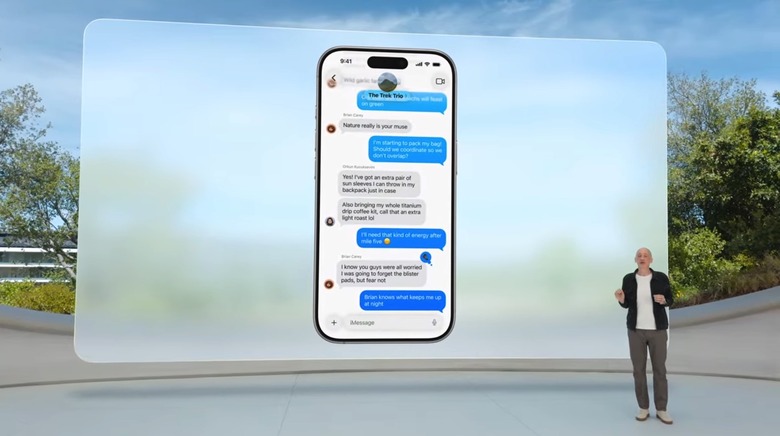 iOS 26 Messages app