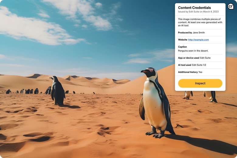Content Credentials will work as digital nutrition labels to help you identify generative AI photos.