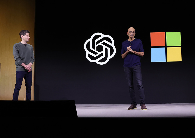 OpenAI CEO Sam Altman and Microsoft CEO Satya Nadella.