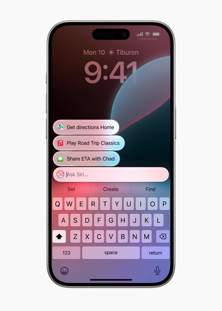 Type to Siri feature in iOS 18.