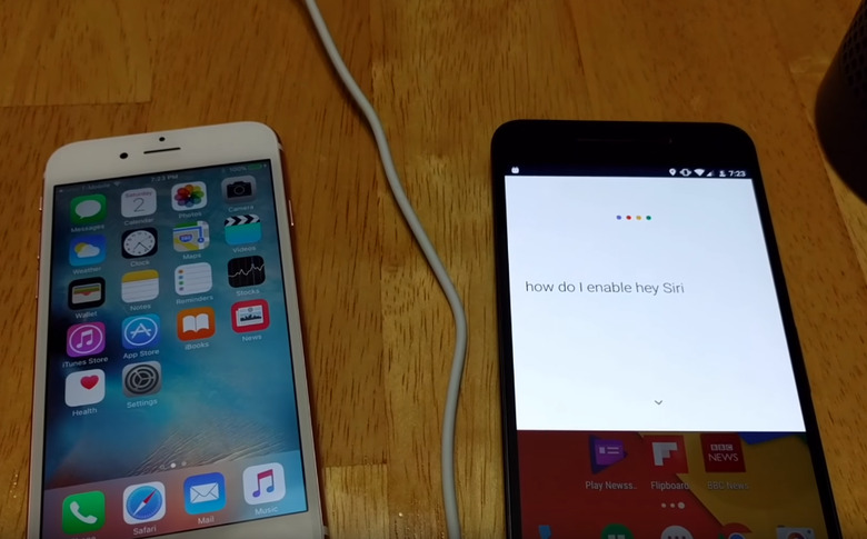 Amazon Echo Siri Google Now Video