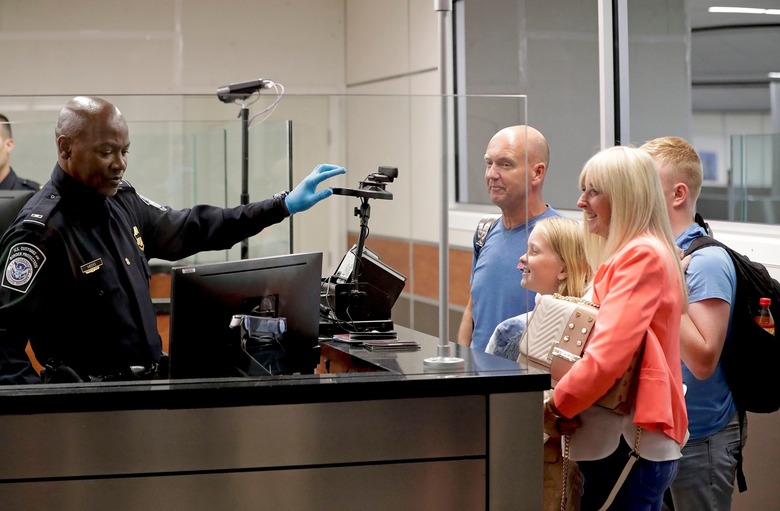 Airport Face Scans, Orlando, USA - 21 Jun 2018