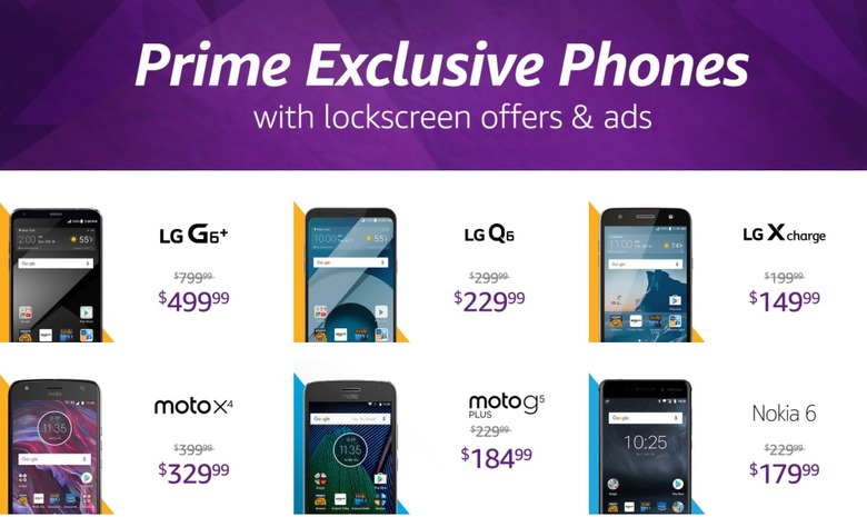 Amazon Prime Exclusive Phones