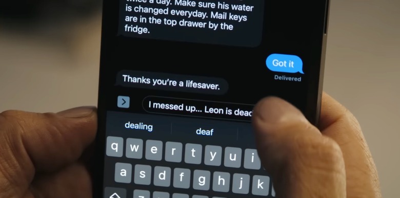 iPhone 14 Undo Message ad
